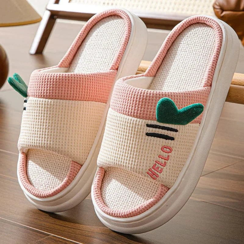 Chausson rigolo Rose / 34-35