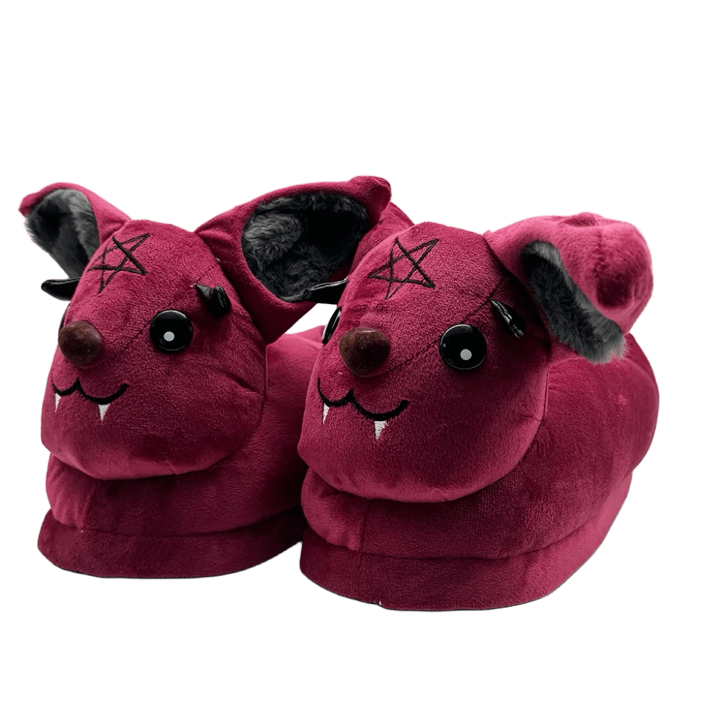 Chausson rigolo chauve-souris Bordeaux / 39-45