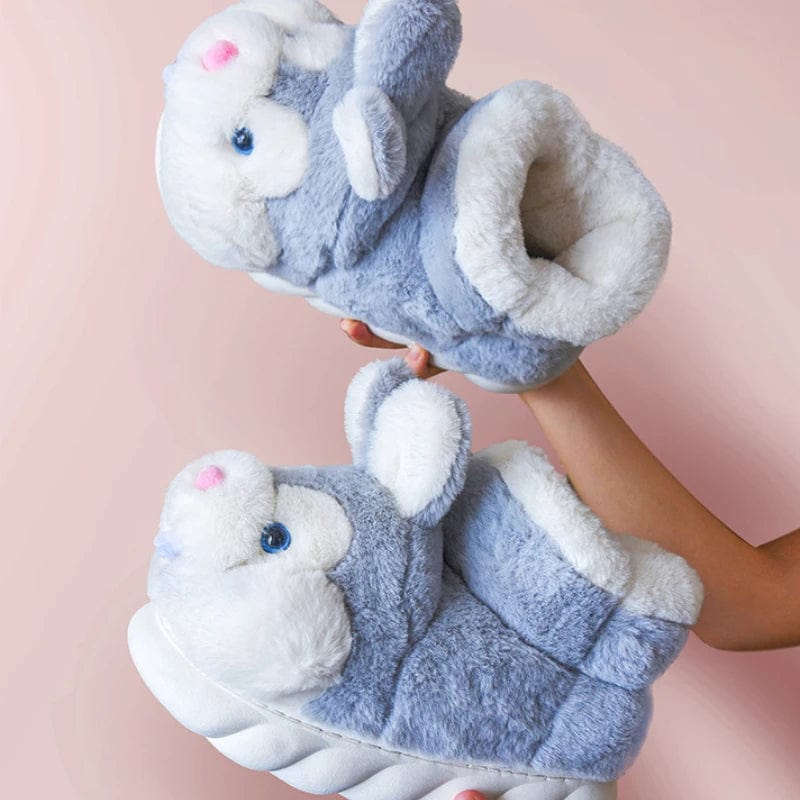 Chausson rigolo lapin