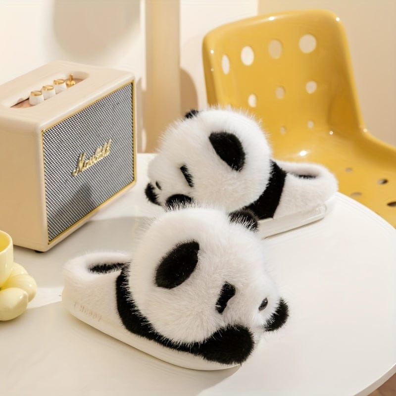 Chausson rigolo - Panda Noir / 33-34