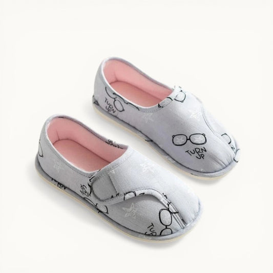 Chausson scratch personne âgée Gris / 34-35
