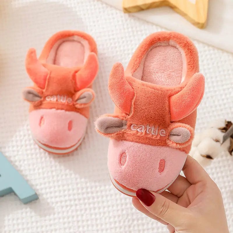 Chausson vache enfant Rose 1 / 20-21