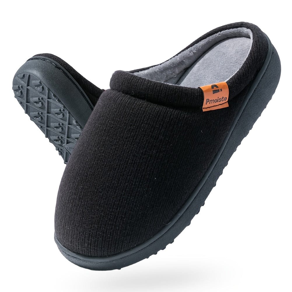 Chaussons antidérapants personnes agées Noir / 35-36