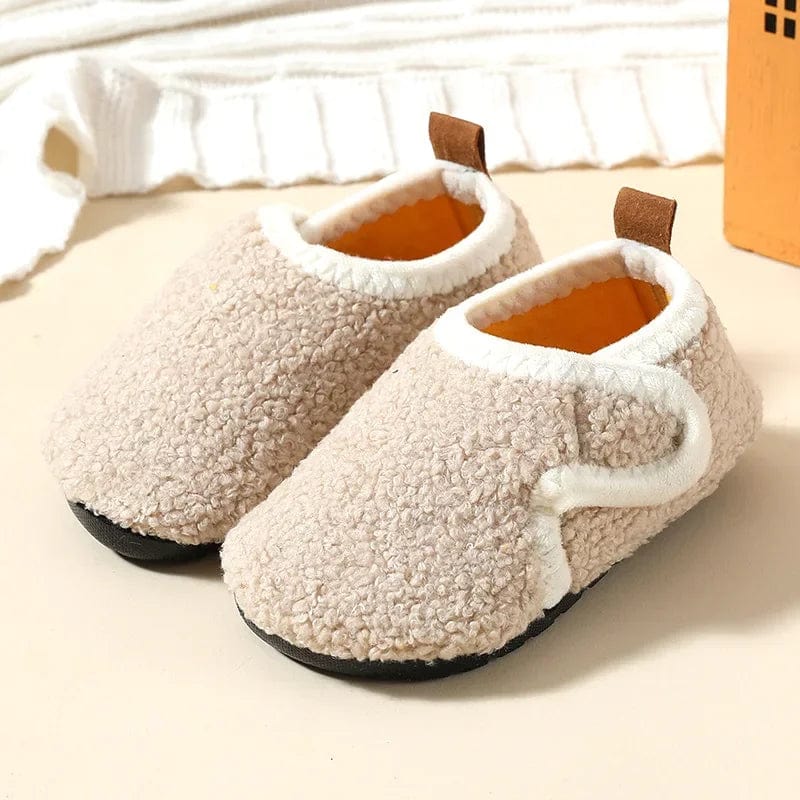 Chaussons Bébé à Scratch Beige / 19-20