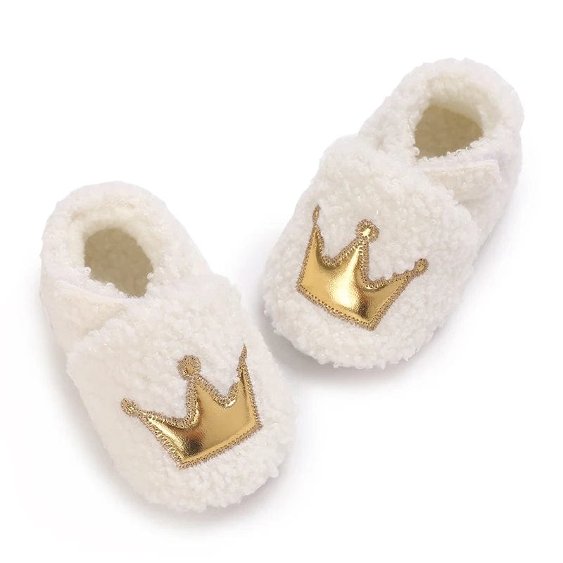 Chaussons Bébé Couronne