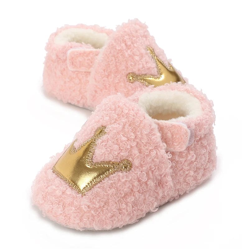 Chaussons Bébé Couronne