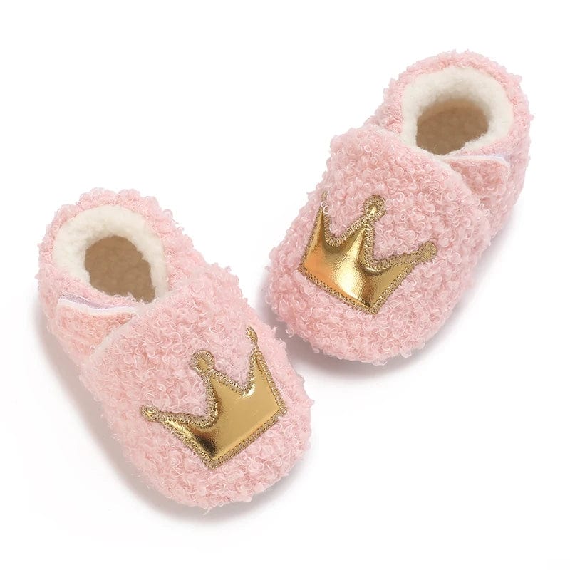 Chaussons Bébé Couronne