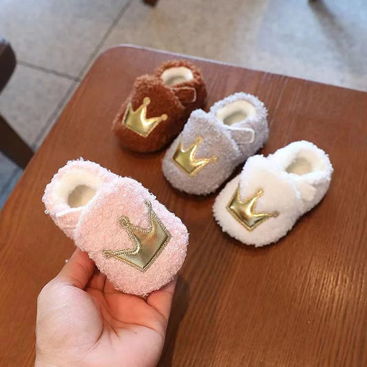 Chaussons Bébé Couronne