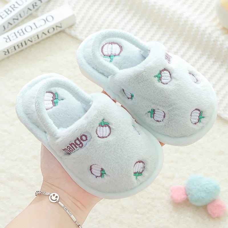 Chaussons Bébé Fruits Bleu / 21-22