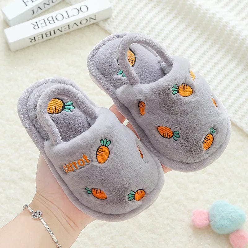 Chaussons Bébé Fruits Gris / 21-22