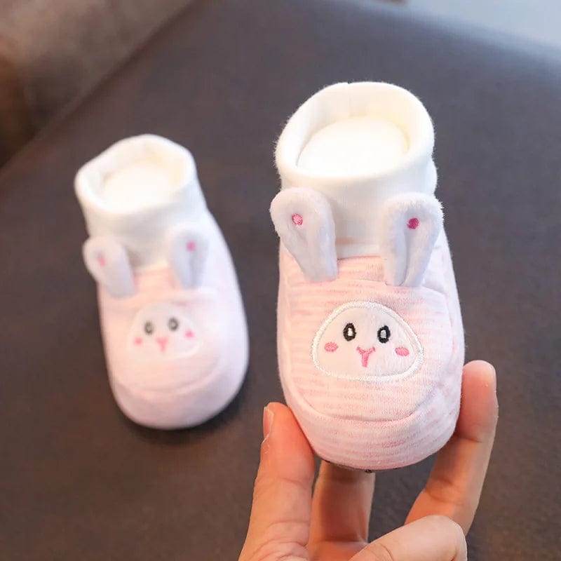 Chaussons Bébé Premiers Pas Rose / 0-3 mois