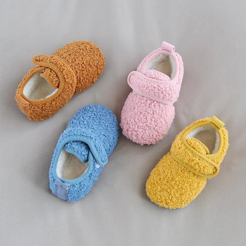 Chaussons Bébés en Moumoute