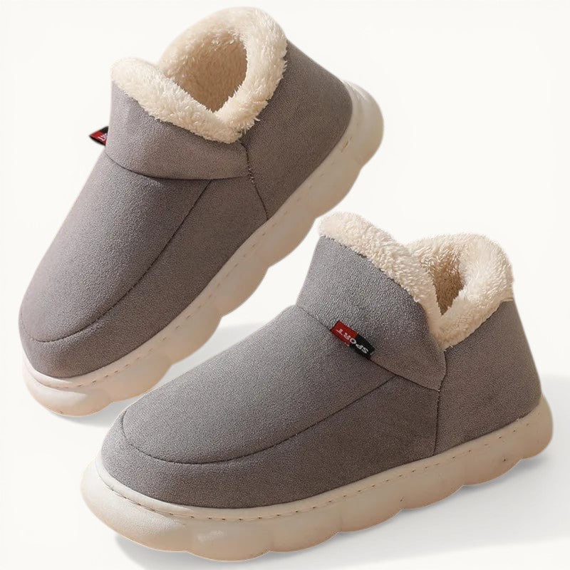 Chaussons Boots Antidérapants Gris / 34-35