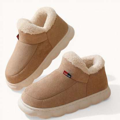 Chaussons Boots Antidérapants Crème / 34-35
