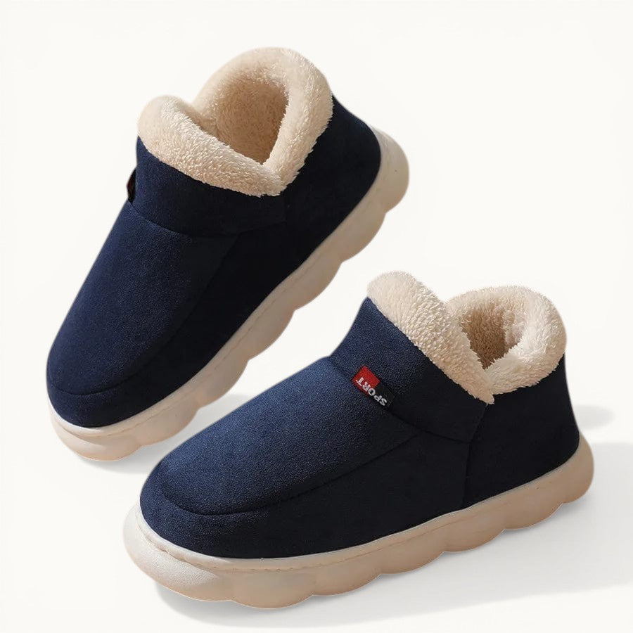 Chaussons Boots Antidérapants Bleu / 34-35