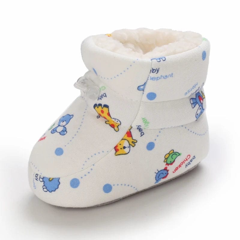 Chaussons Botte Bébé Blanc 2 / 7-12 mois