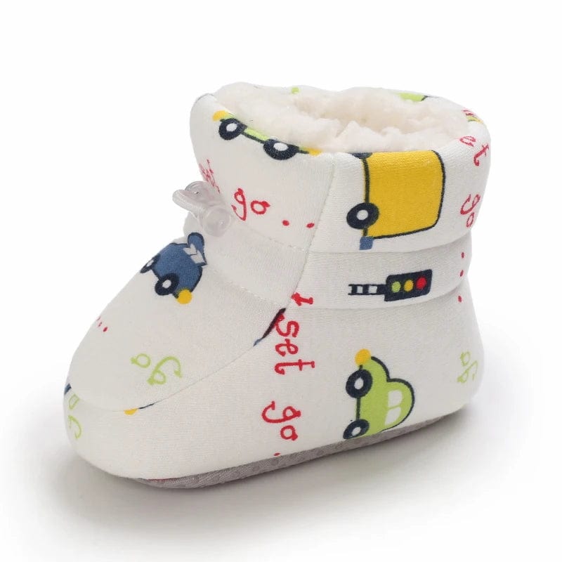 Chaussons Botte Bébé Blanc 5 / 0-6 mois