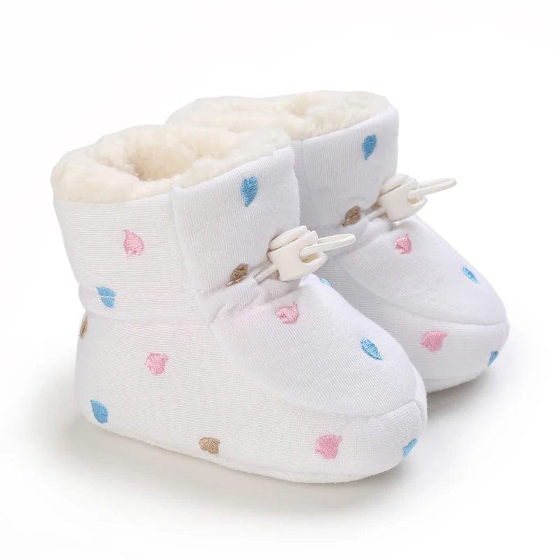 Chaussons Botte Bébé Blanc 8 / 13-18 mois