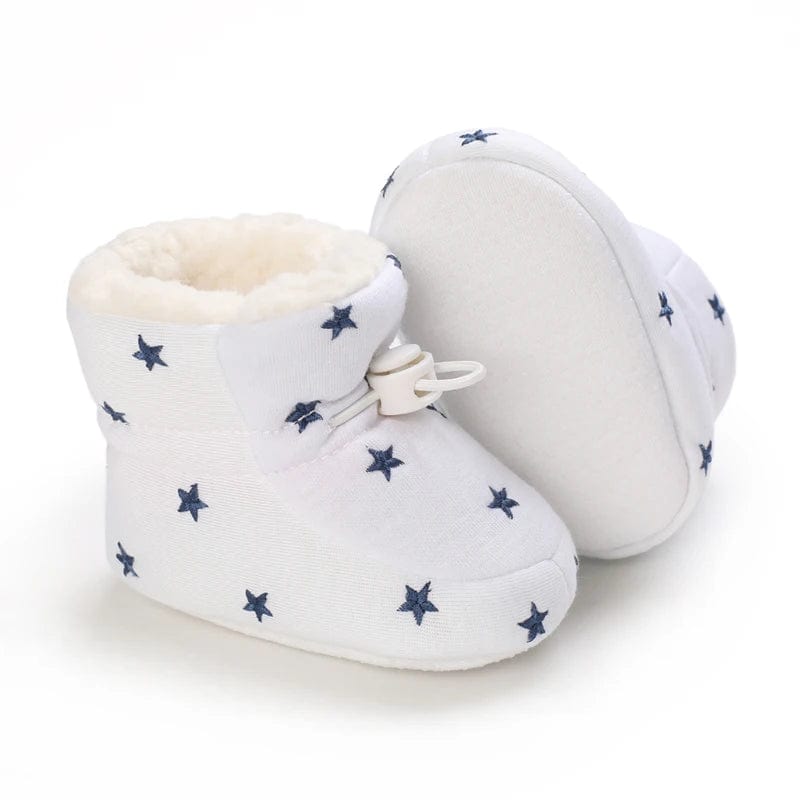 Chaussons Botte Bébé Blanc 7 / 7-12 mois