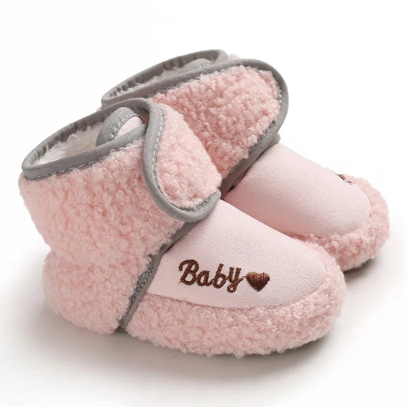 Chaussons Botte Bébé Rose / 0-6 mois