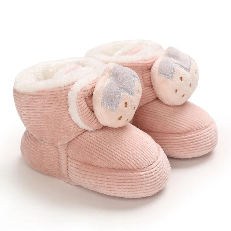 Chaussons bottes bébé Rose / 0-6 mois