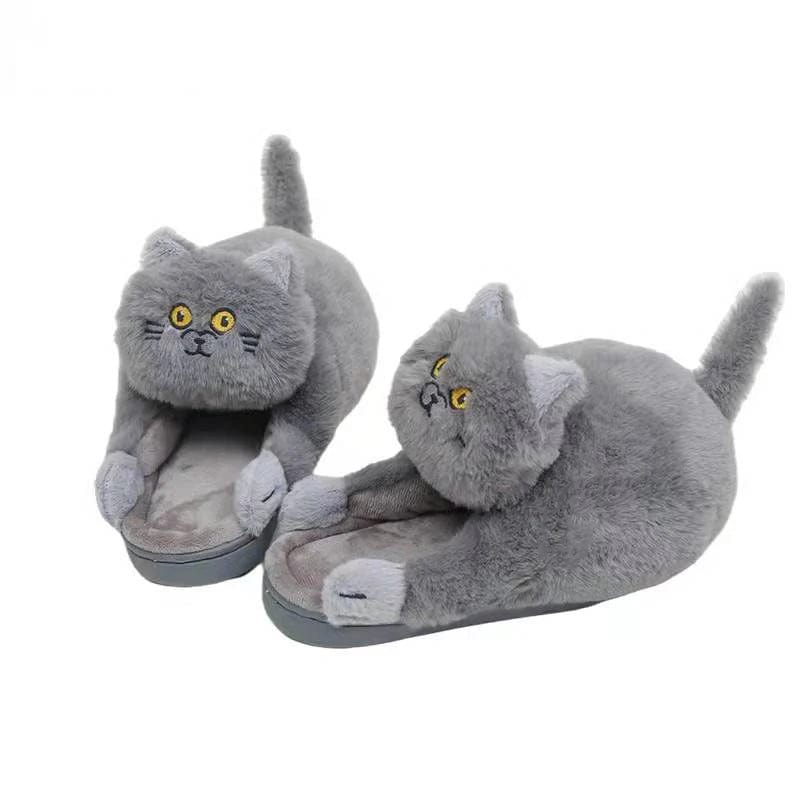 Chaussons Chat Câlin Gris / 35