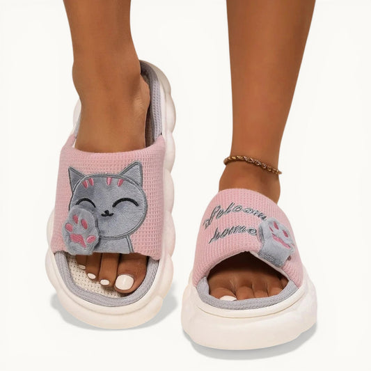 Chaussons chat - Flicat Rose / 35-36