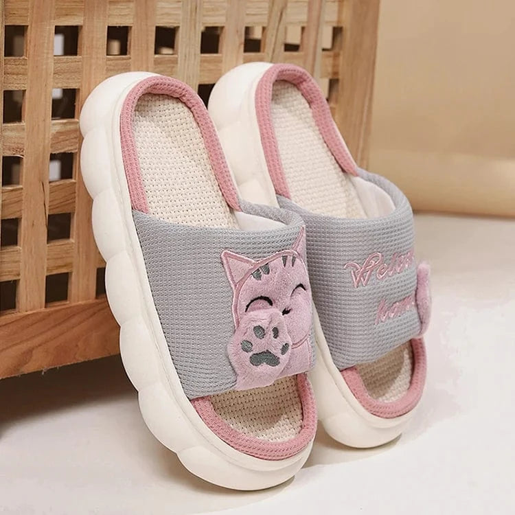 Chaussons chat - Flicat