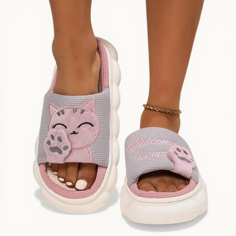 Chaussons chat - Flicat Gris / 35-36