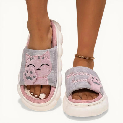 Chaussons chat - Flicat Gris / 35-36