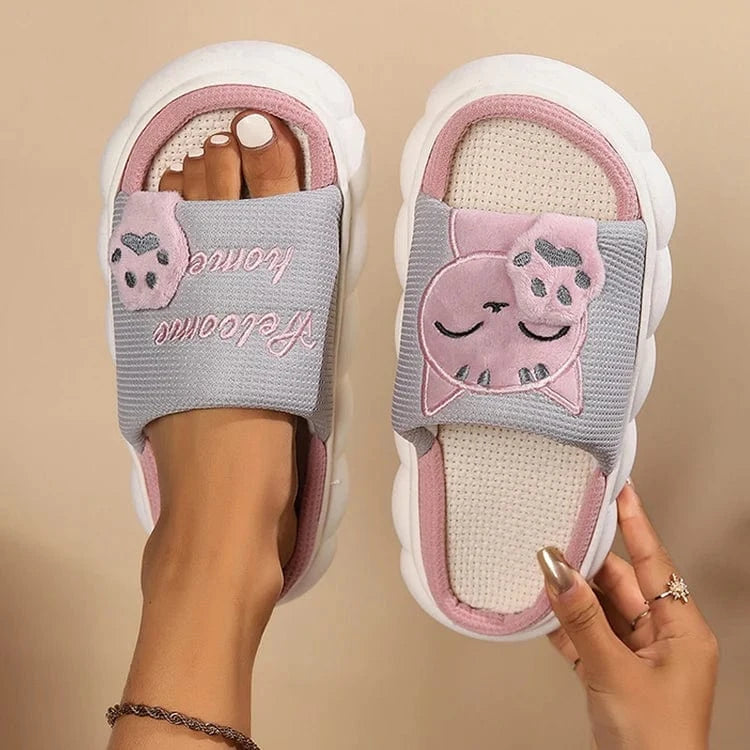 Chaussons chat - Flicat