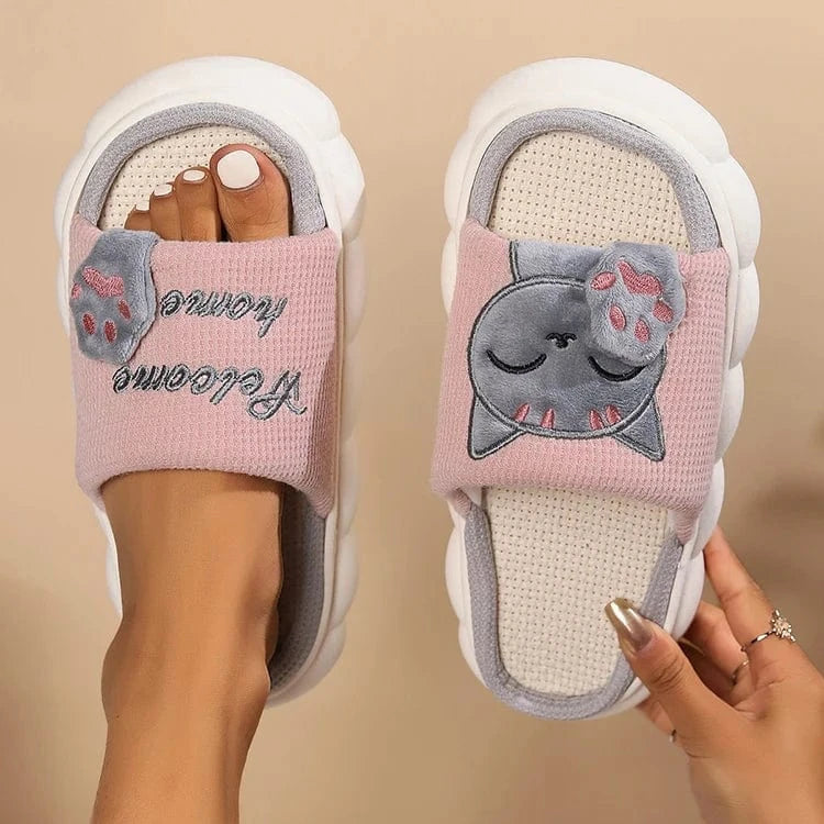 Chaussons chat - Flicat