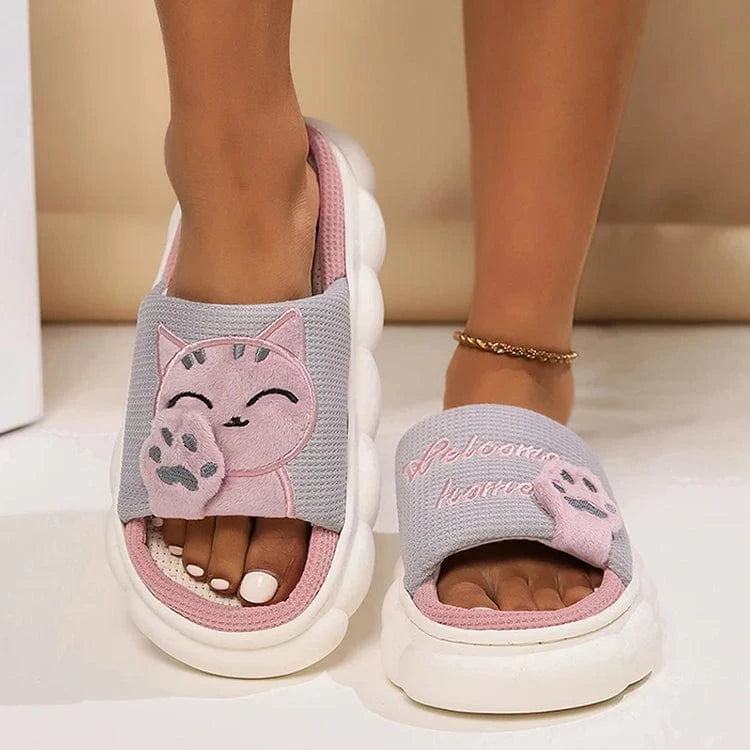 Chaussons chat - Flicat