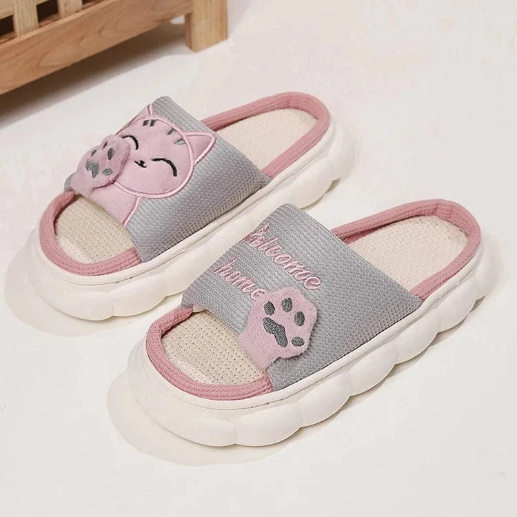 Chaussons chat - Flicat