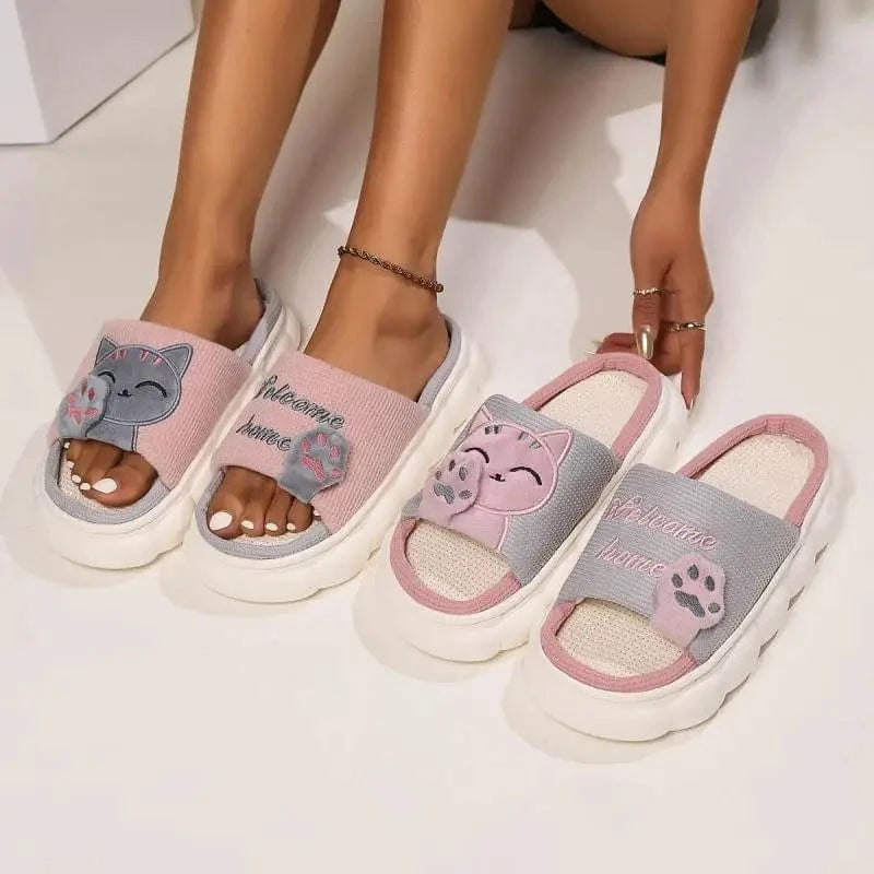 Chaussons chat - Flicat