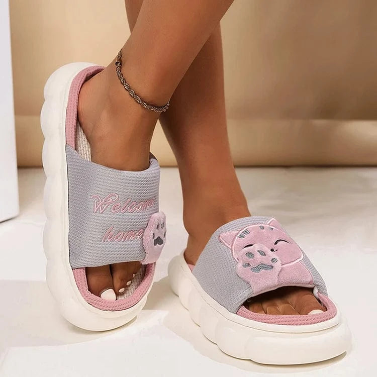 Chaussons chat - Flicat