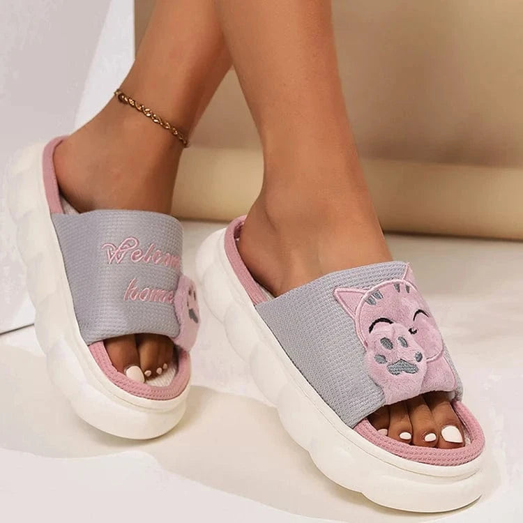 Chaussons chat - Flicat