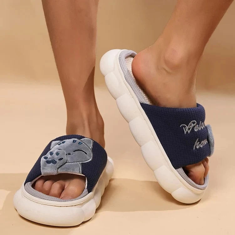 Chaussons chat - Flicat