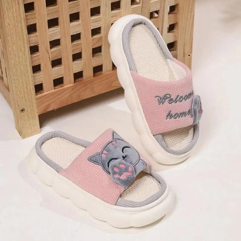 Chaussons chat - Flicat