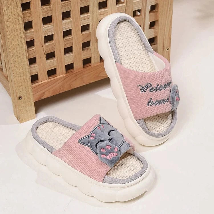 Chaussons chat - Flicat