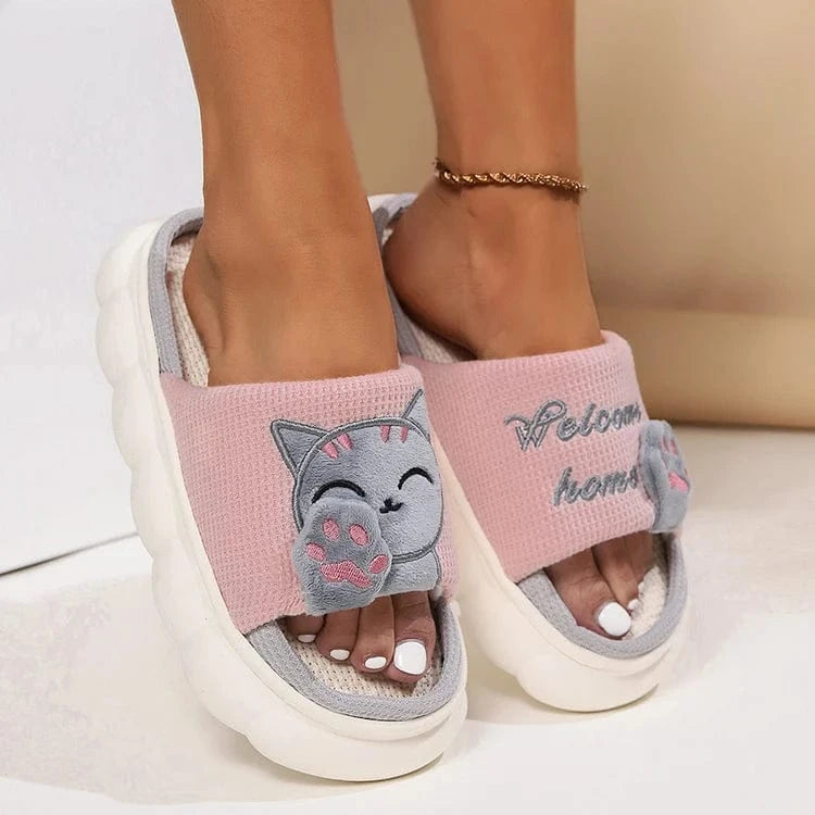 Chaussons chat - Flicat