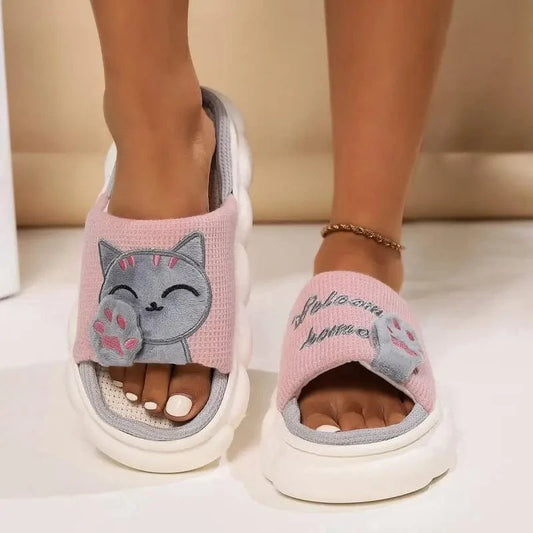 Chaussons chat - Flicat