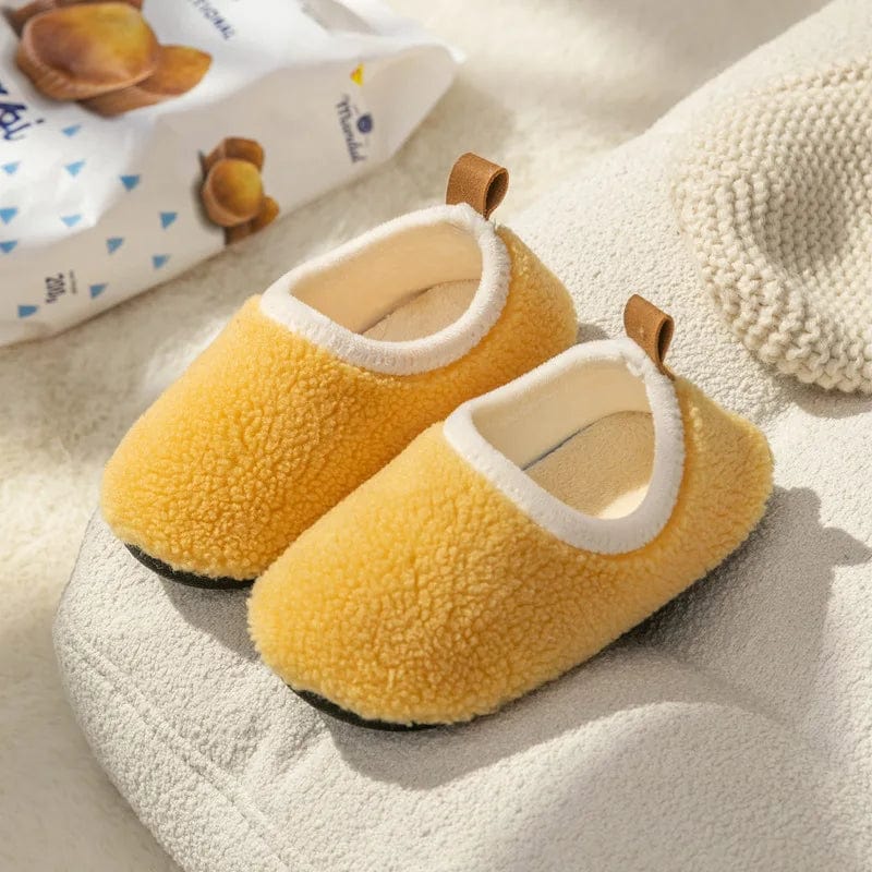 Chaussons Chauds Bébé Jaune / 18-19