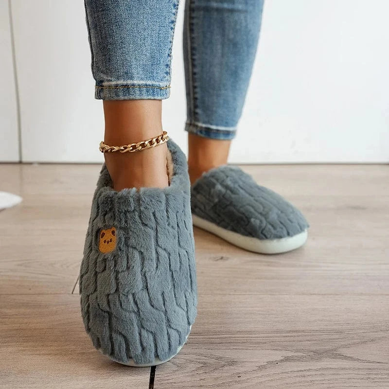 Chaussons chauds femme - Bears