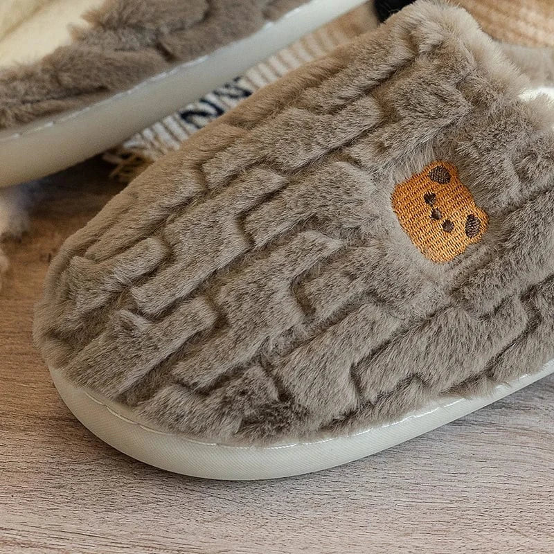 Chaussons chauds femme - Bears