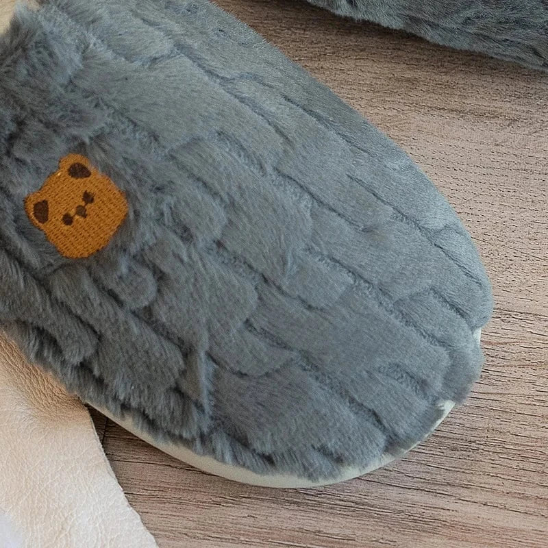 Chaussons chauds femme - Bears