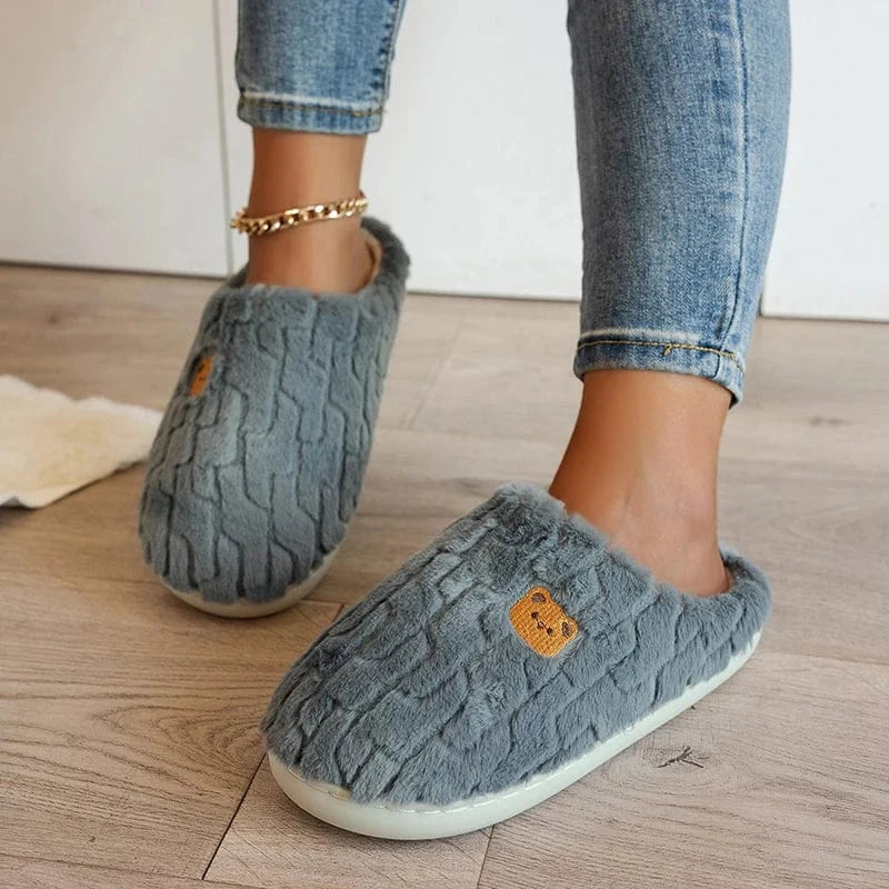 Chaussons chauds femme - Bears