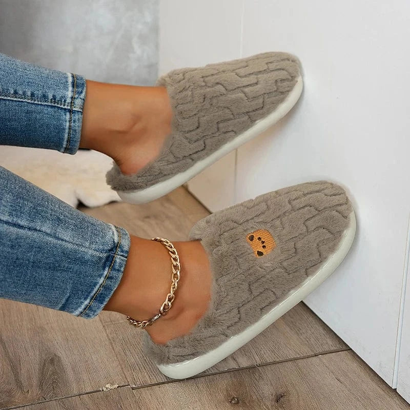 Chaussons chauds femme - Bears
