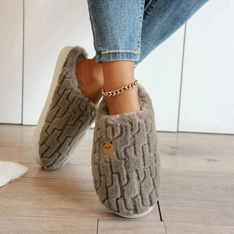 Chaussons chauds femme - Bears