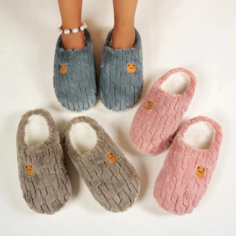 Chaussons chauds femme - Bears